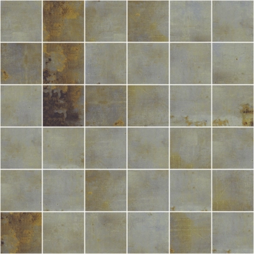 Lamiere Mosaico 5x5 8431940420696 - Blue, Naturale, 29.75x29.75cm, 10.00mm, Not rectified
