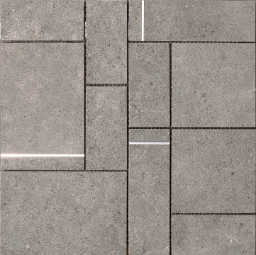Square Mosaico Home 1065089 - Grey Home, Lappato, 30x30cm, 9.50mm, Rectified