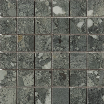 Ceppo Di Gres Mosaico Tessera 1078343 - Verde, Naturale, 30x30cm, 9.50mm, Rectified