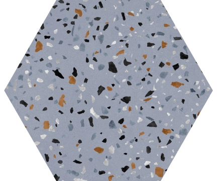 Abstract 150570015120 - Blue, Matt, 20x24cm, 10.00mm, not-rectified