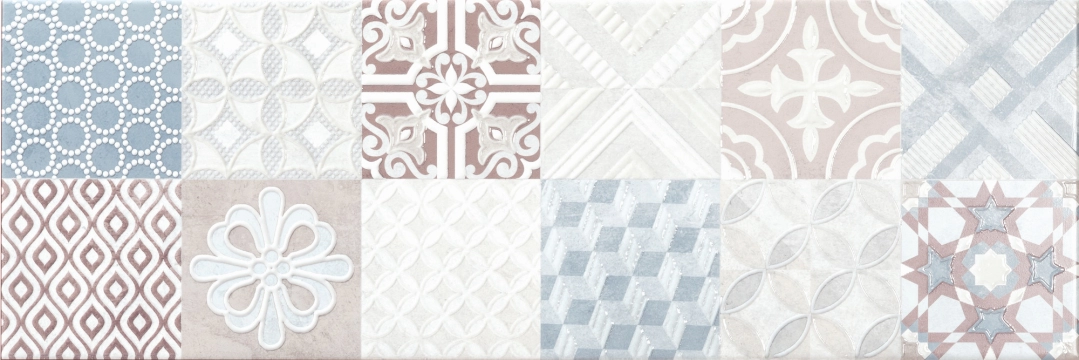 Sun Decor 287365588026 - Multi, Matt, 25x75cm, 10.00mm, not-rectified