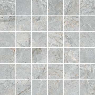 Golden Pure Mosaico 5x5 592427 - Oxford Grey, Polished, 30x30cm, 9.00mm, Not rectified