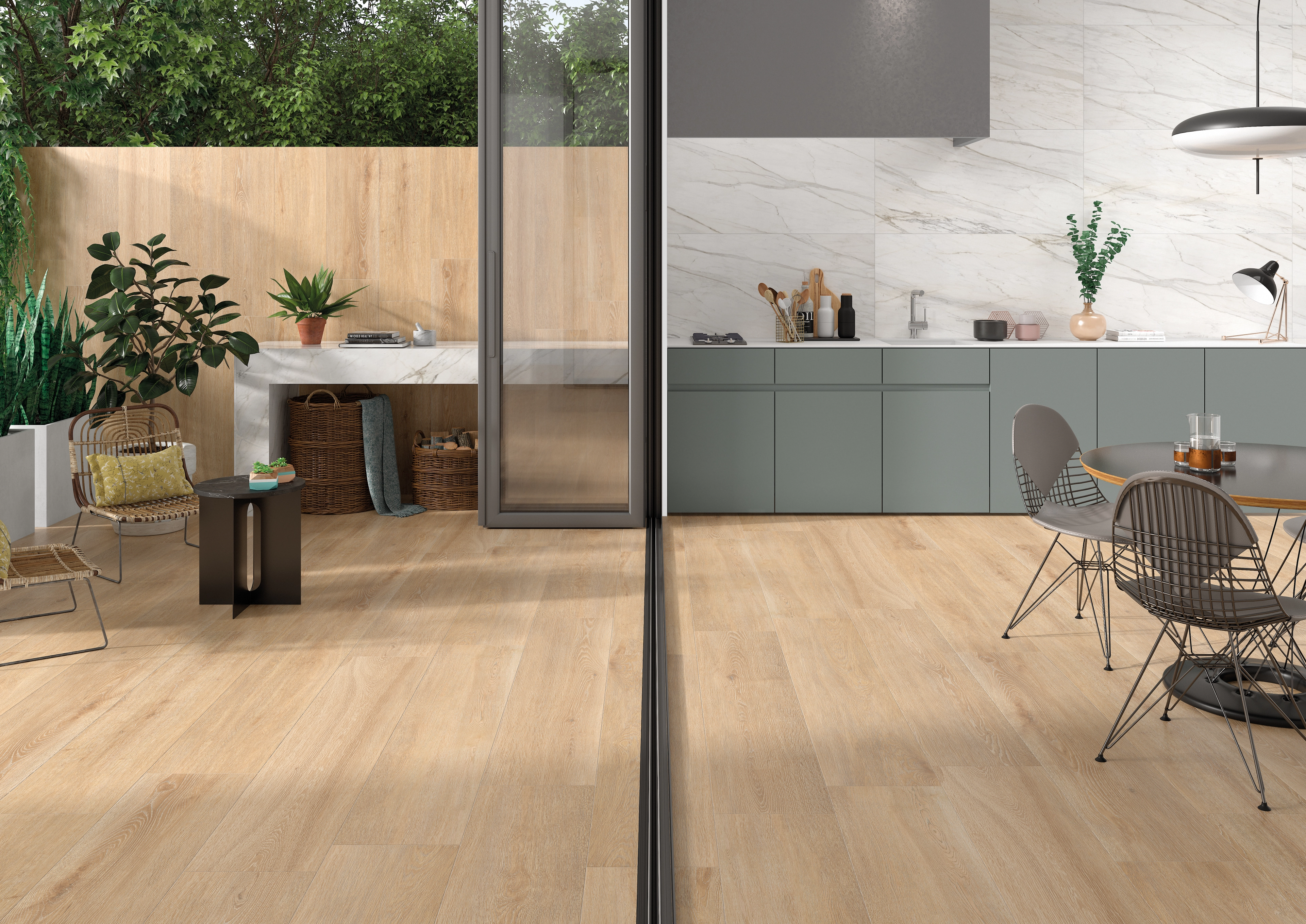 Stn Ceramica Tacora, Wood