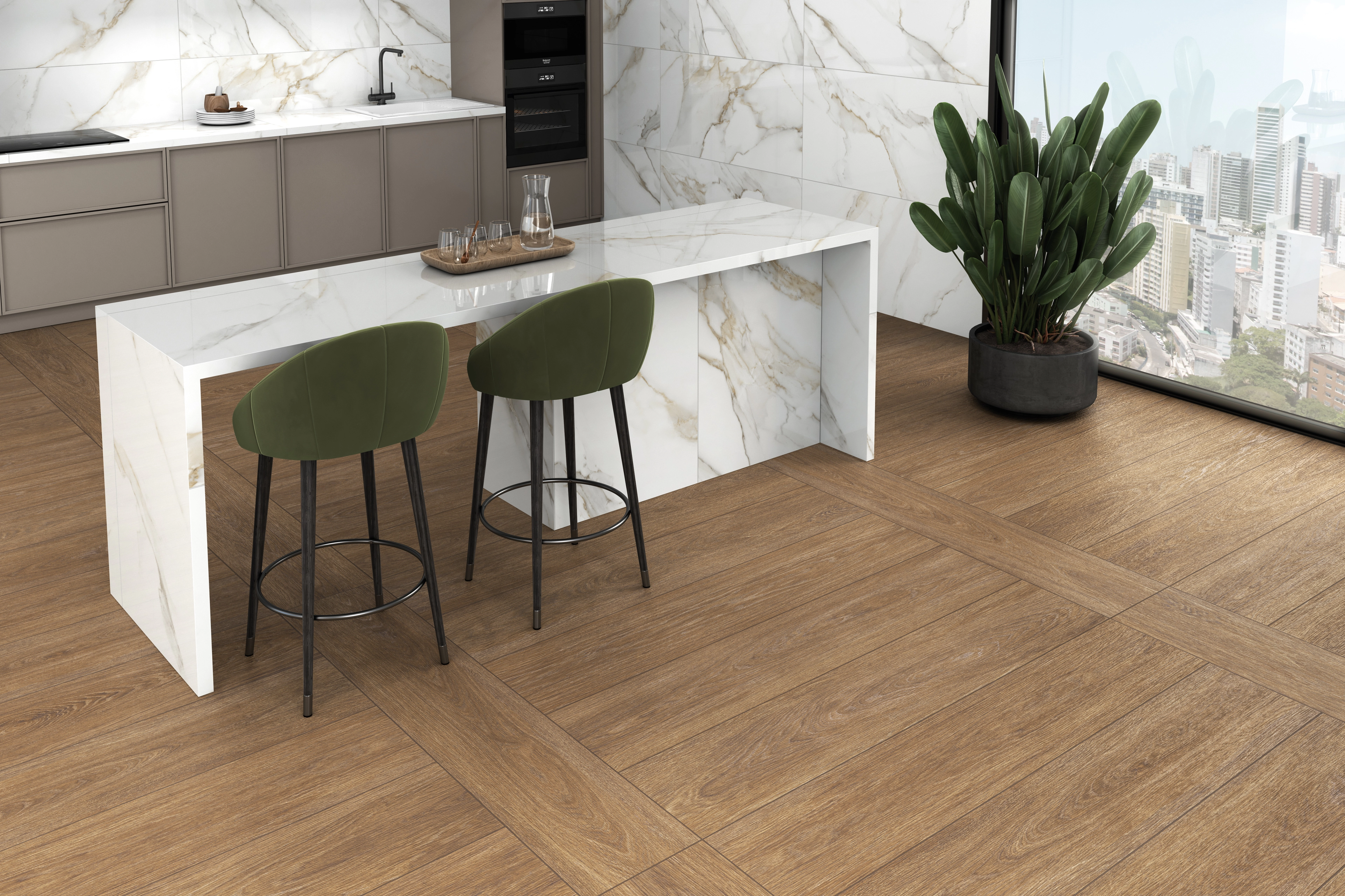 Stn Ceramica Lionel, Wood