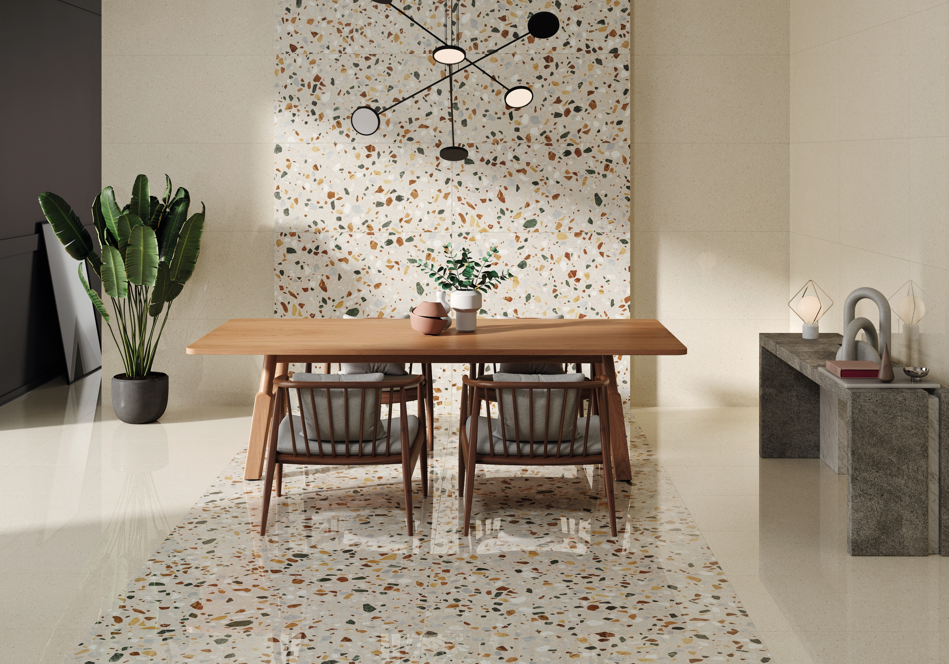 Stn Ceramica Crisp, Terrazzo; Stone