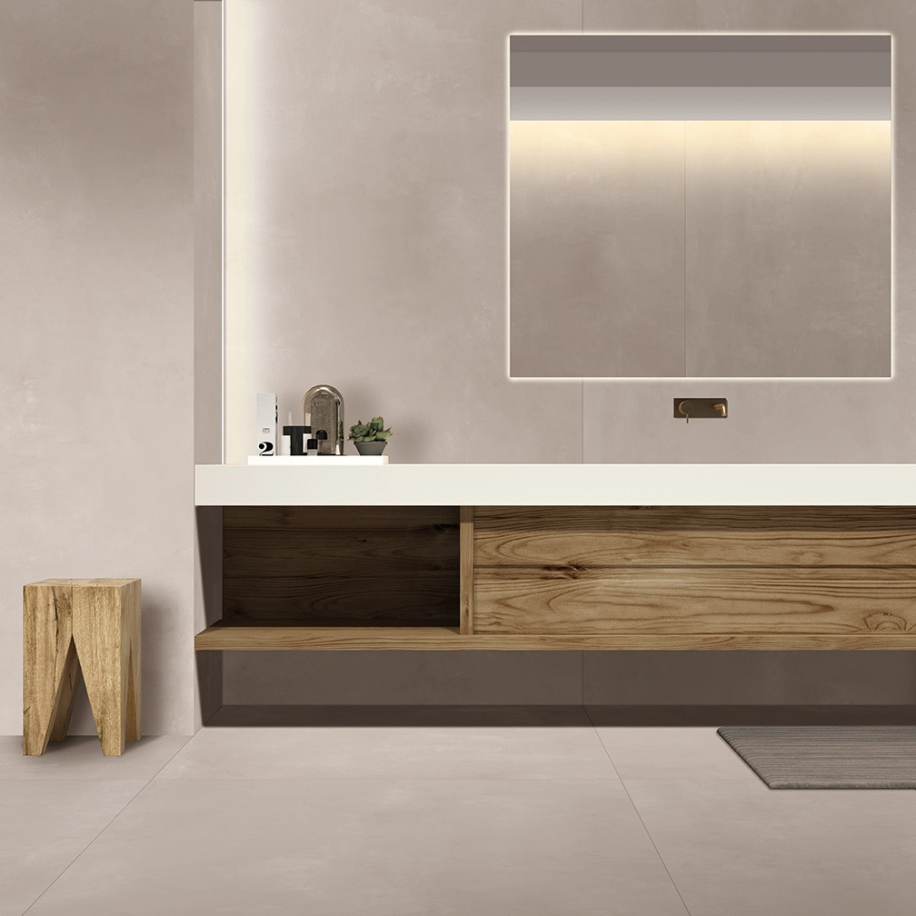 Desvres Ariana Concrea Plain