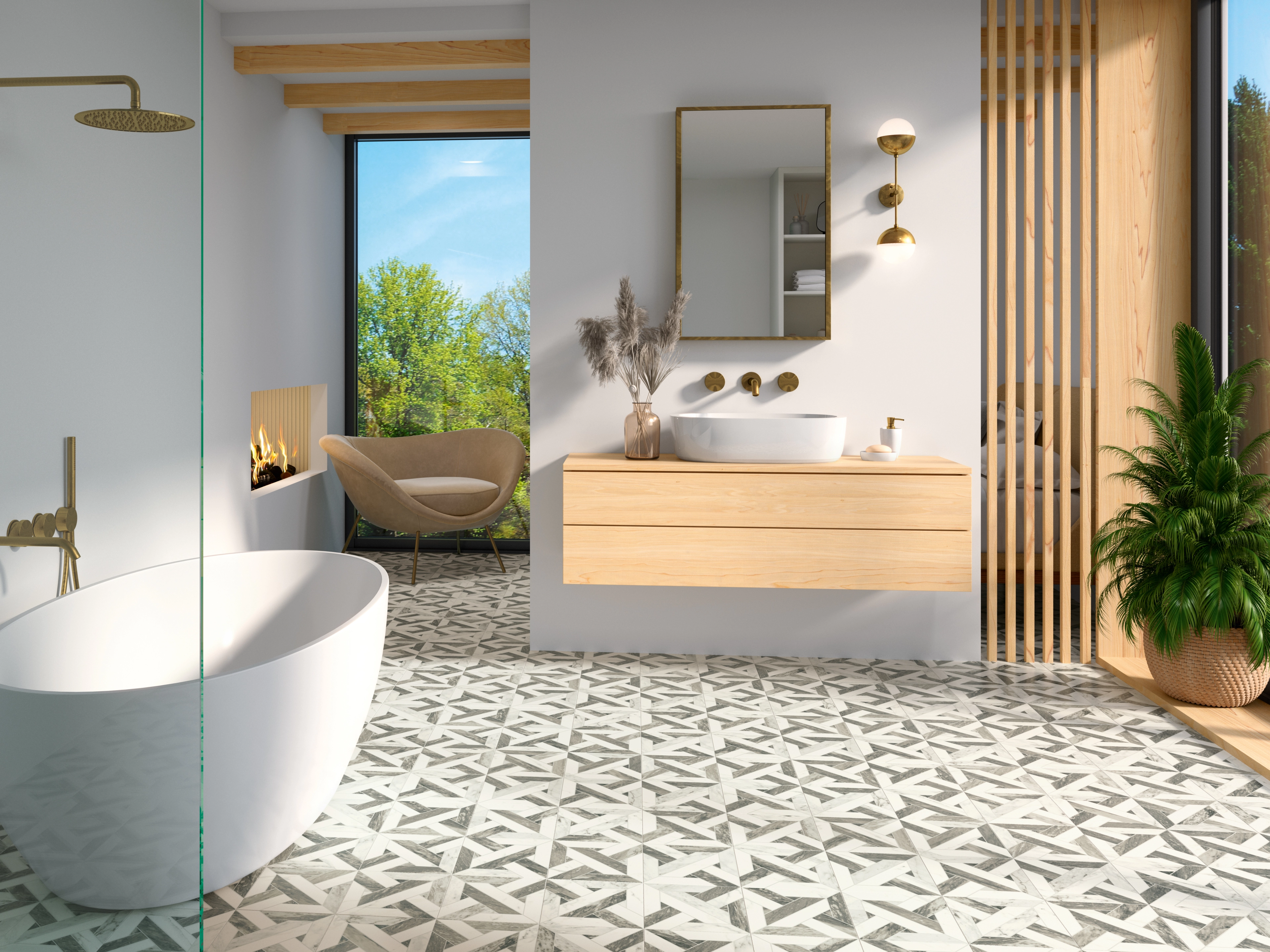 Realonda Avalon, Marble; Pattern