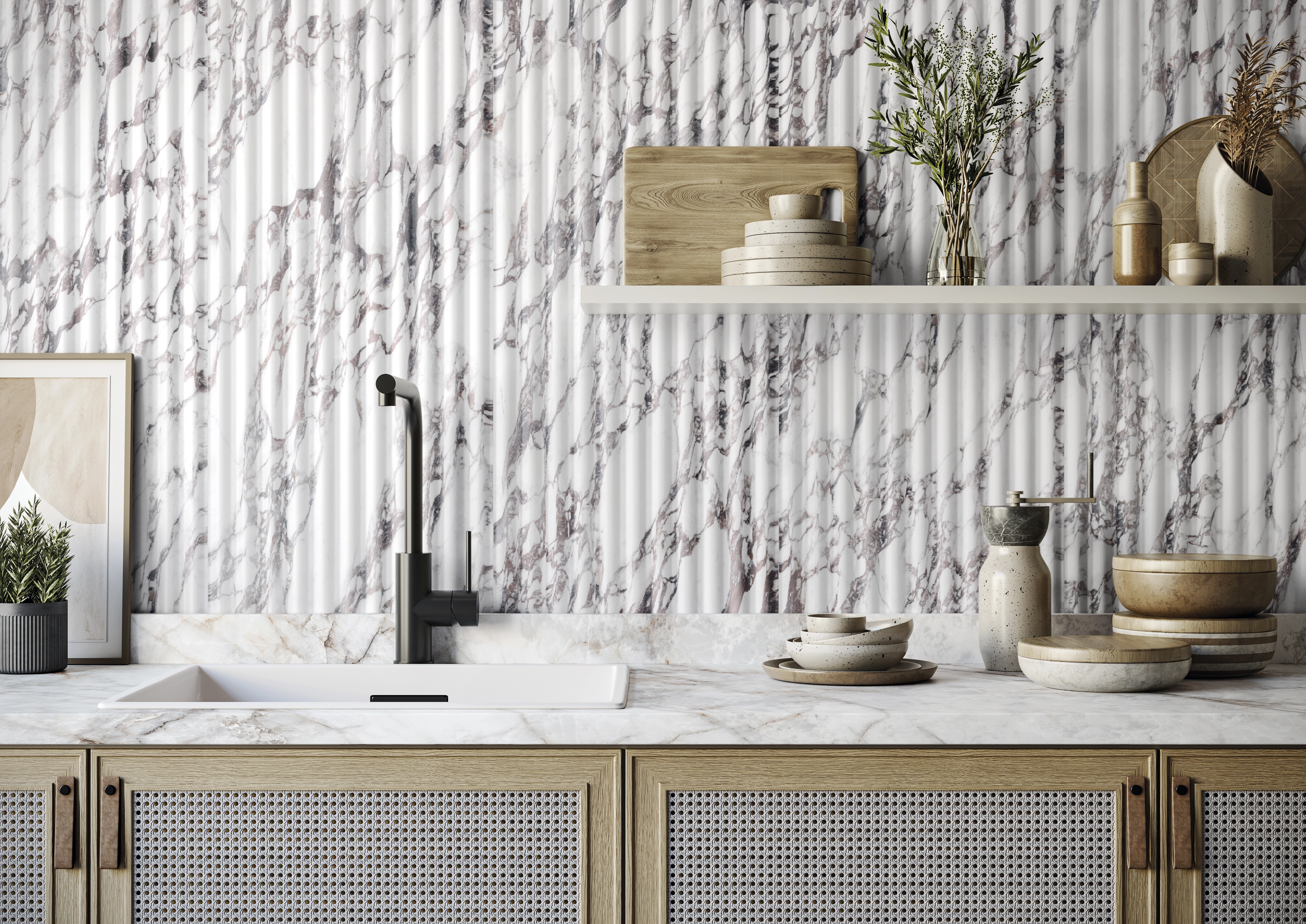Realonda Fluted, Marble