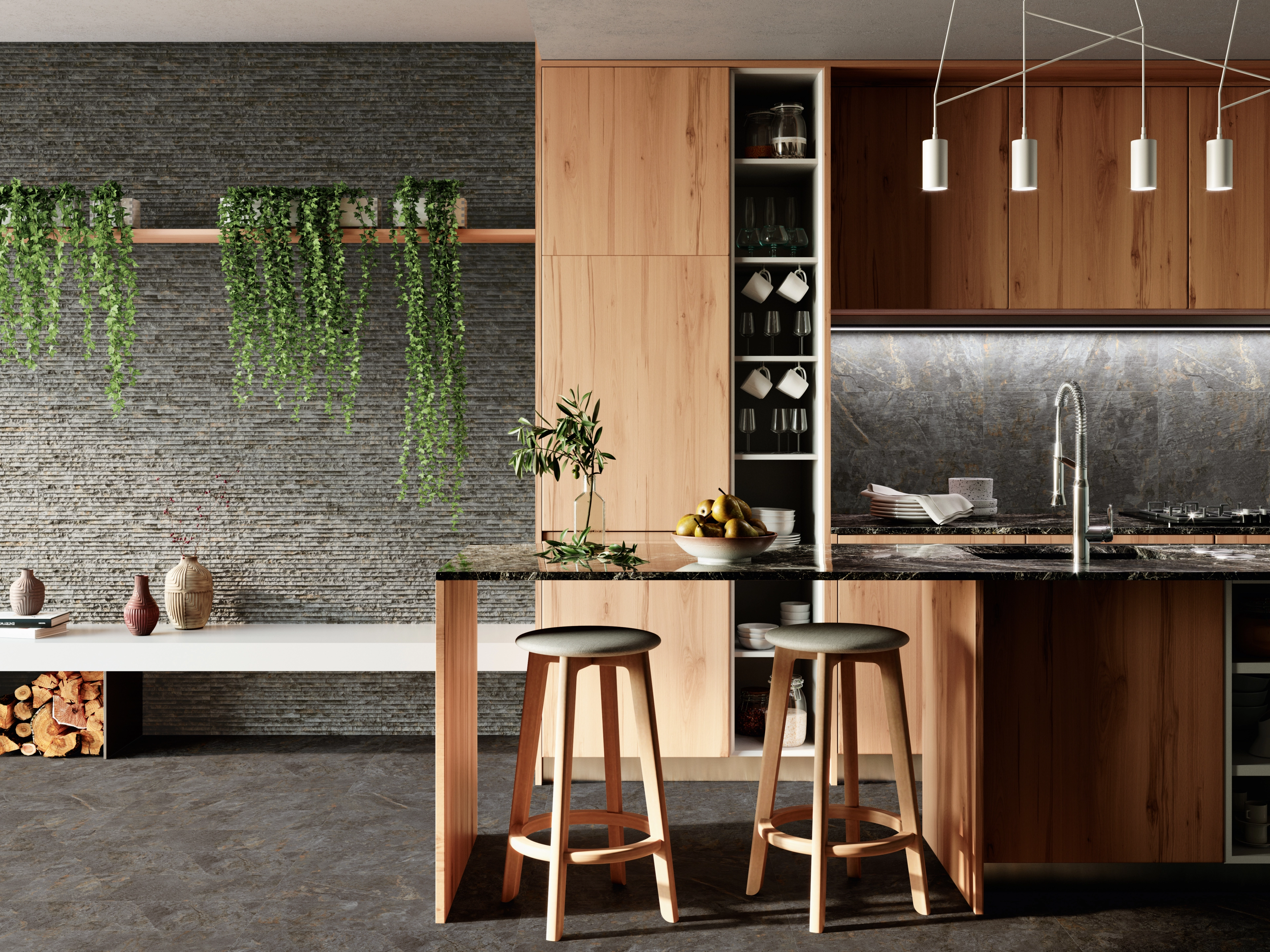 Realonda Iguazu, Concrete; Stone
