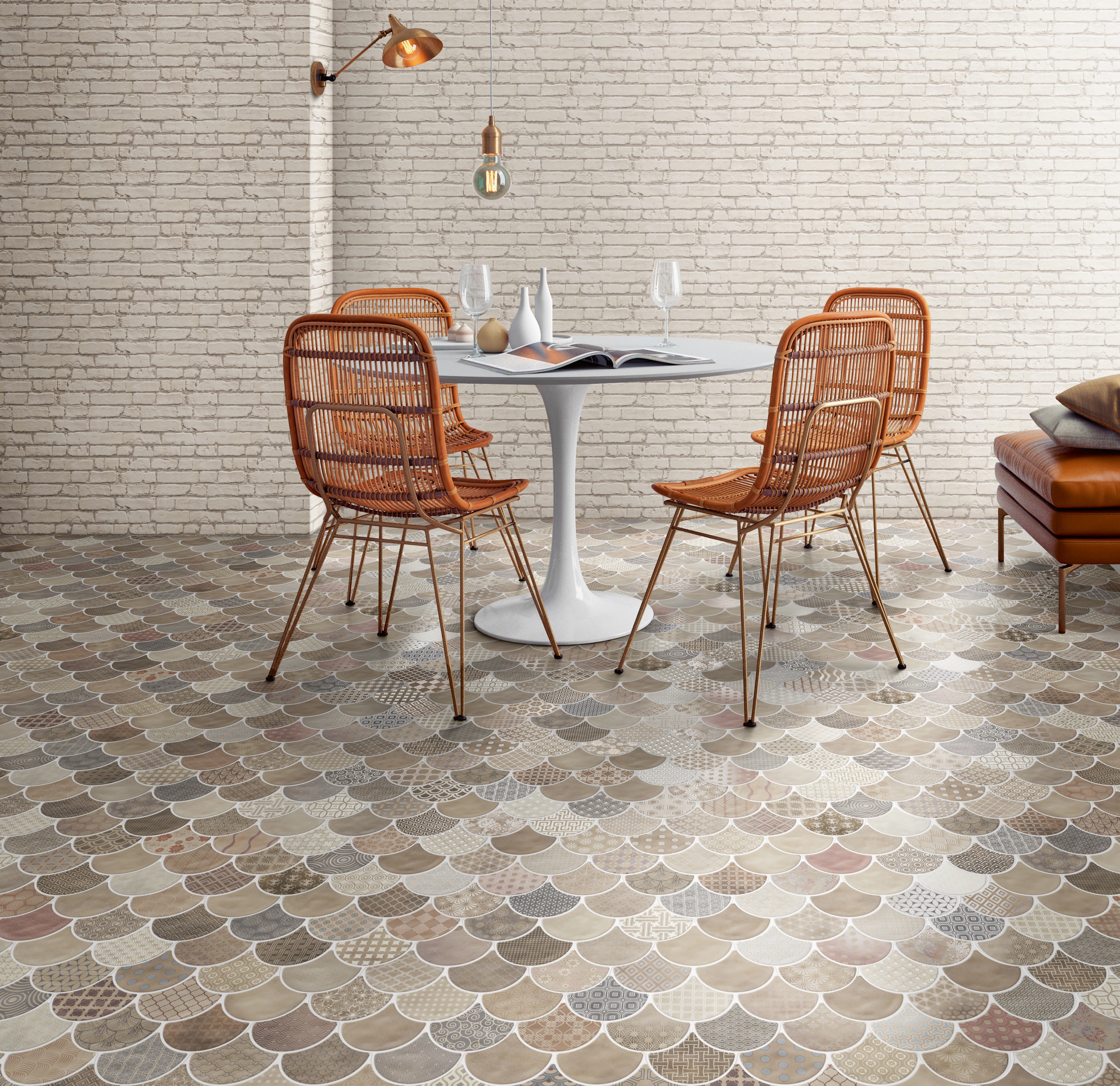 Realonda Scale, Marble; Concrete; Color
