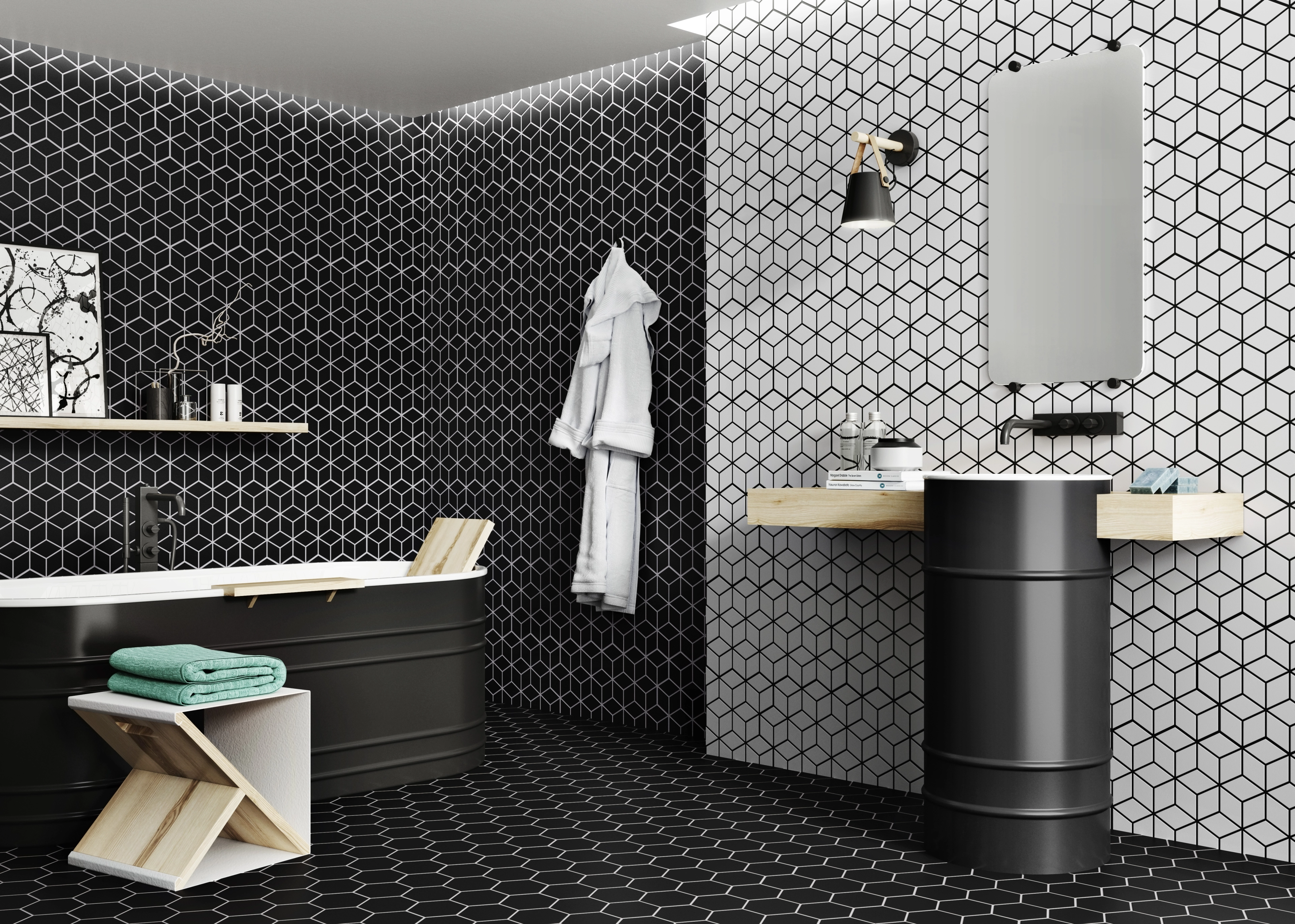 Realonda Rhombus, Color; Marble