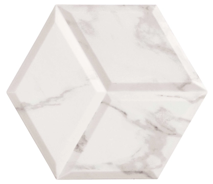 Zaire Decor Carrara, Satin, 28.5x33cm, 11.00mm, Not rectified