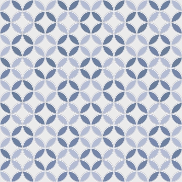 Orly Blue, Satin, 44x44cm, 10.00mm, not-rectified