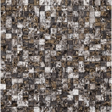 Elite Gold White, Mate, 30x30cm, 15.00mm, Rectified