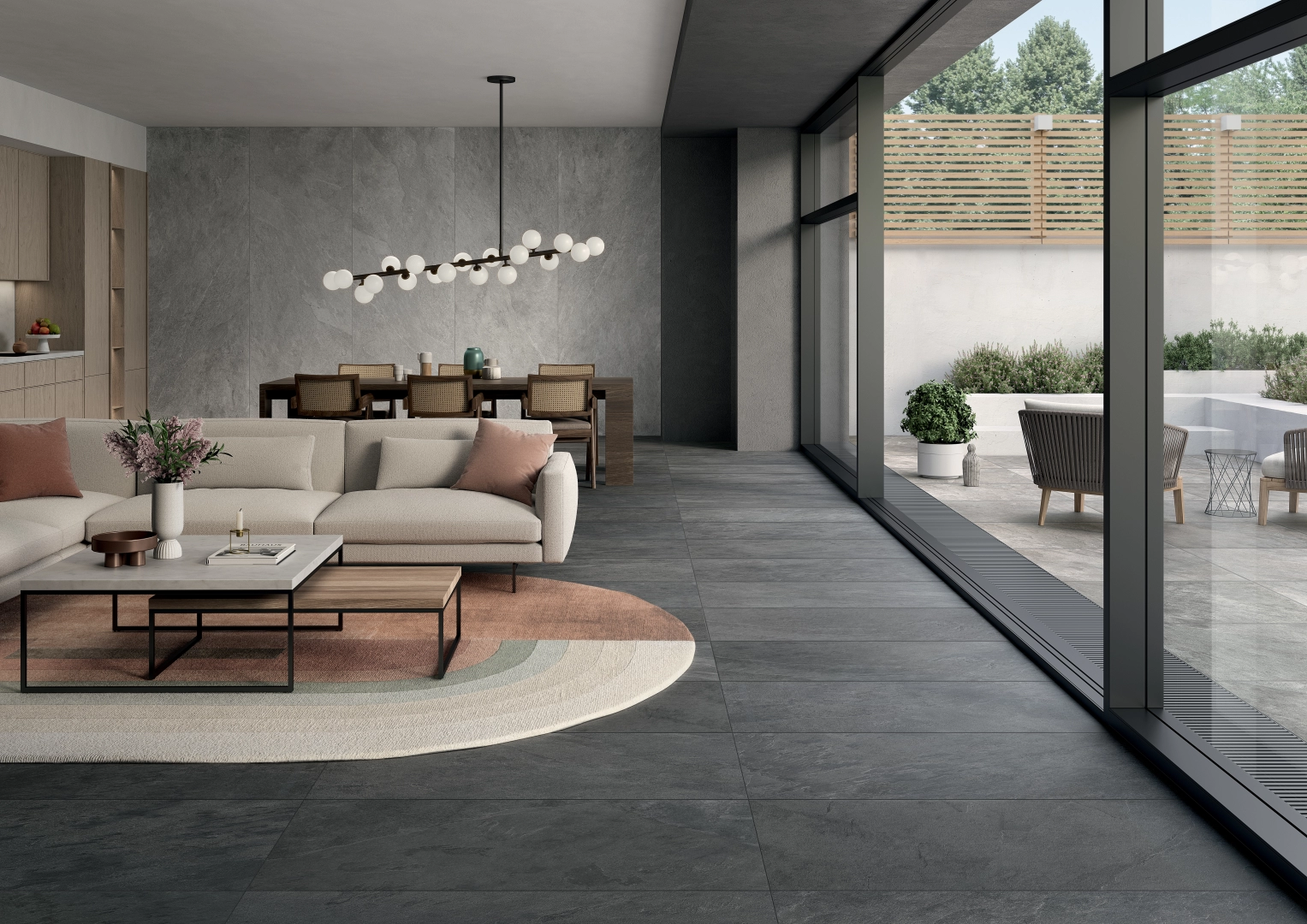 Lea Ceramiche Waterfall Gray Flow, Naturale, 30x60cm, 9.50mm, Rectified ...