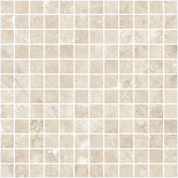 Tradition MOSAICO 2,5x2,5 115675 - Travertino Beige, Naturale, 11.81x11.81