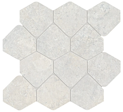 Kalkarea Mosaico Shape KPMS - Pearl, Matt, 30.5x30.8cm, 10.00mm, Not rectified