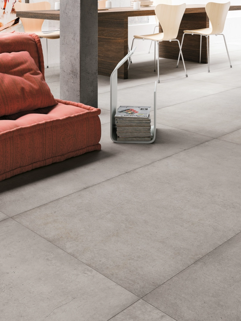 Ceramiche Refin Plain Nickel, Matt, 120x120cm, 9.00mm, Rectified 