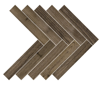 Cortina Mosaico Herringbone OG44 - Tobacco, Naturale, 36.2x41.2cm, 9.00mm, Rectified