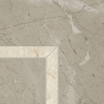Prestigio Fascia Minimal Angolo LZ13 - Arcadia, Lucido, 15x15cm, 9.00mm, Rectified