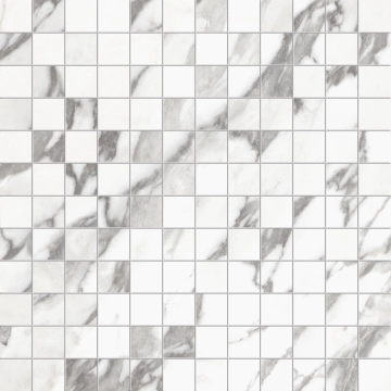 Prestigio Mosaico RB55 - Arabescato, Lucido, 30x30cm, 9.00mm, Rectified