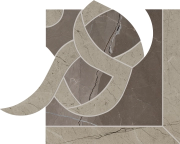 Prestigio Fascia Classic Angolo Dx LK24 - Pulpis, Lucido, 15x15cm, 9.00mm, Rectified