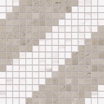 Prestigio Mosaico Macro RB60 - Arcadia, Lucido, 30x30cm, 9.00mm, Rectified