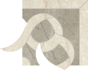 Prestigio Fascia Classic Angolo Sx LZ05 - Arcadia, Lucido, 15x15cm, 9.00mm, Rectified